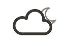partly cloudy
